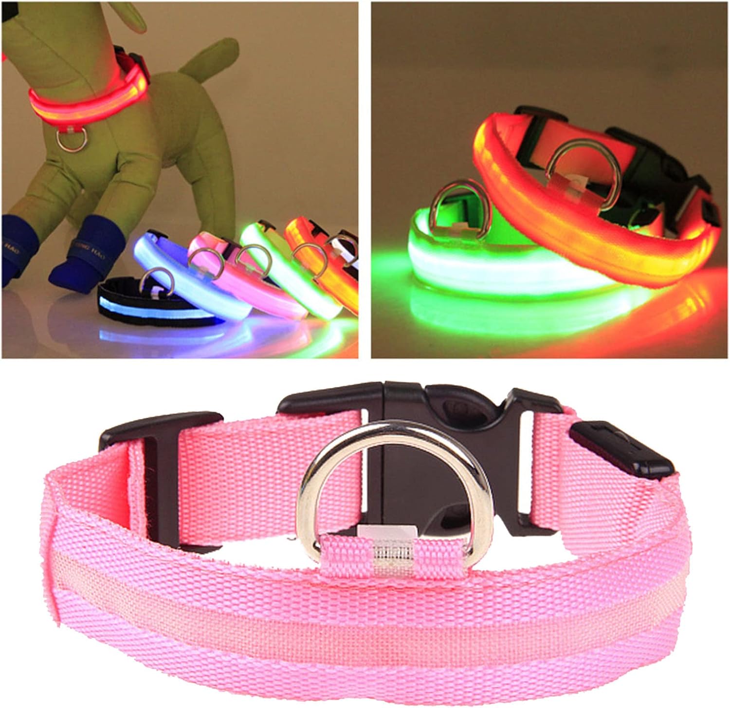 💡Collar LED para Mascotas 🐾 | Seguridad y Visibilidad