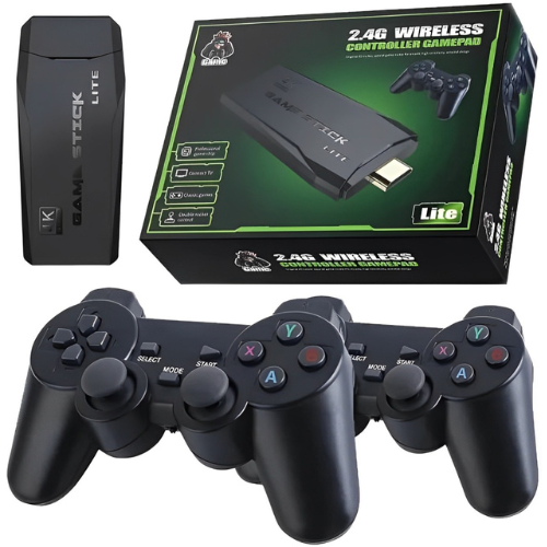 🎮✨ Mini Consola 4K + Controles Inalámbricos 🕹️