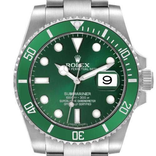 🕰️ Rolex Submariner Plateado Verde 🌿