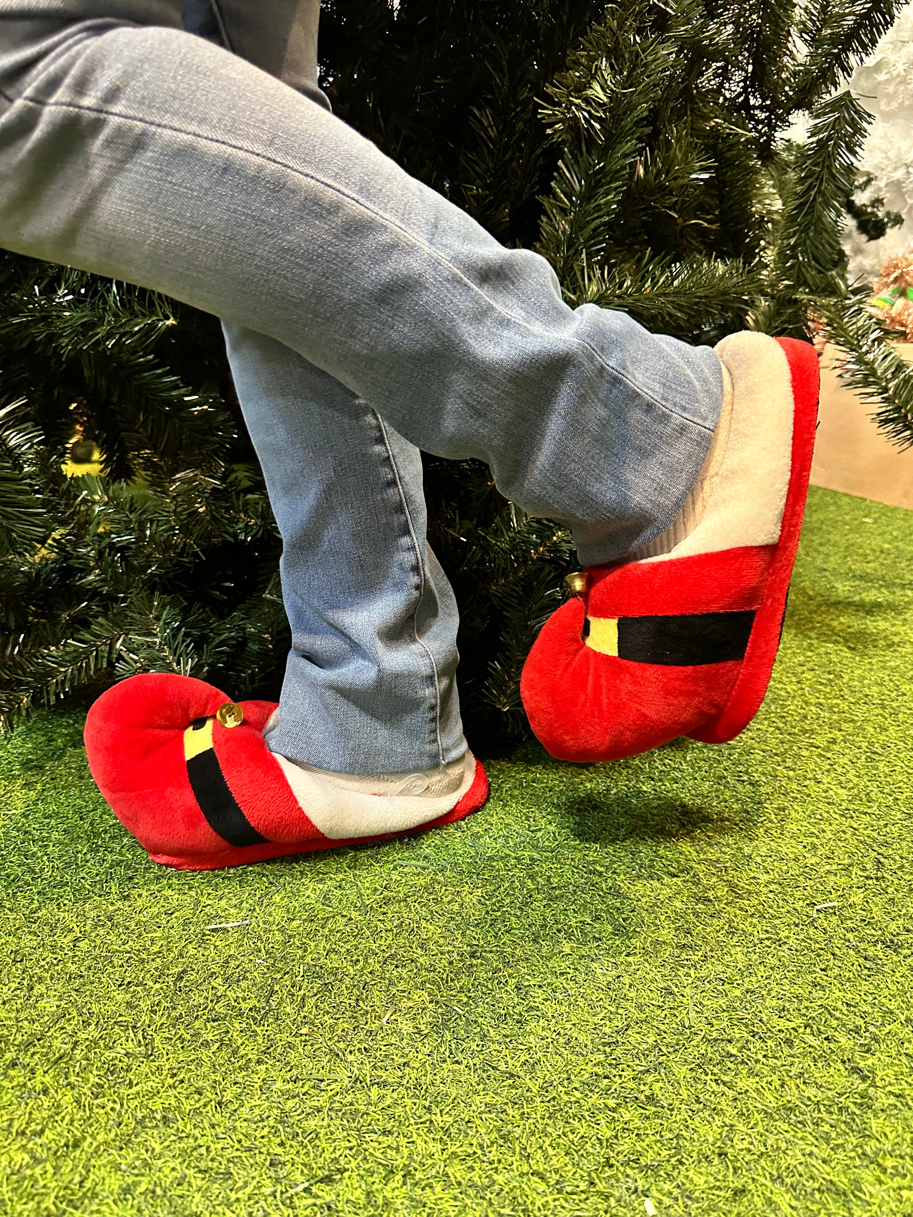 🎅✨ Pantuflas Santa Navidad 🧦